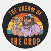 Macho Cream Of Crop Oh Yeah Retro Funny Vintage