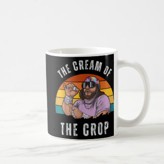 Macho Cream Of Crop Oh Yeah Retro Funny Vintage Coffee Mug