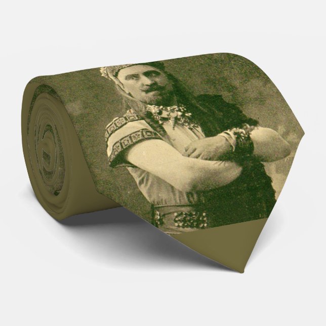 macho macho man in sepia tie (Rolled)