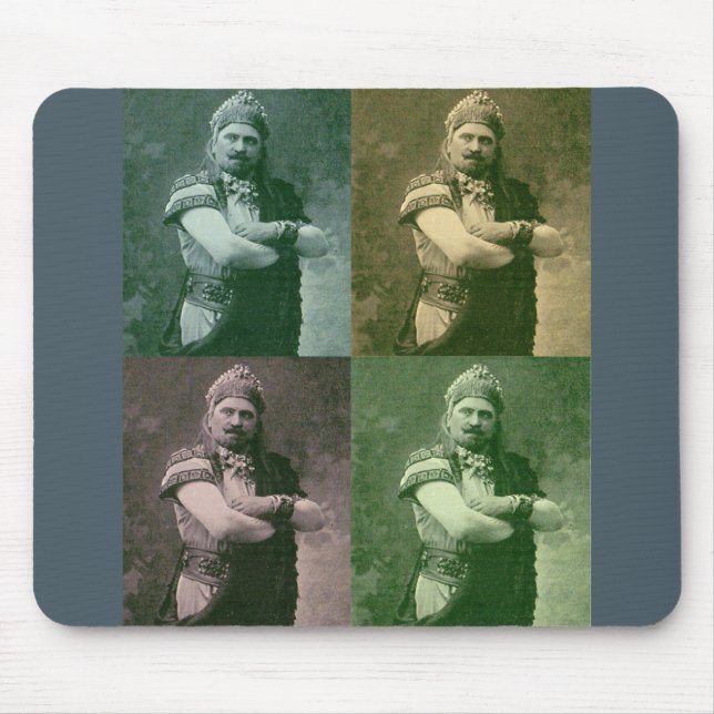 macho macho man mouse pad (Front)