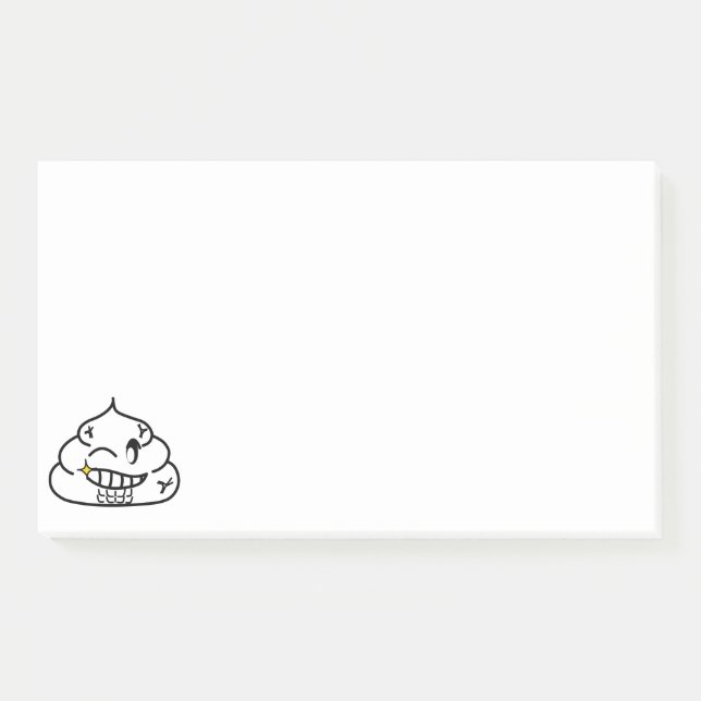 Macho Poop - Brootsch the PooPoo Post-it Notes (Front)