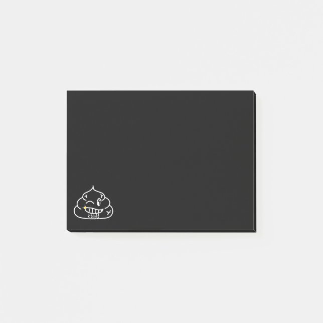 Macho Poop - Brootsch the PooPoo Post-it Notes (Front)