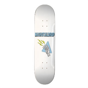 MACHOTAILDROP Original Print 8" Deck Skateboard