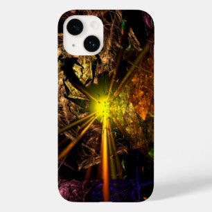 Machu Picchu 3D Optical Illusion Fractal Case-Mate iPhone 14 Case
