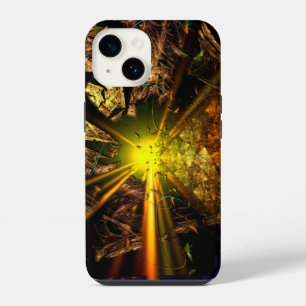 Machu Picchu 3D Optical Illusion Fractal iPhone Case