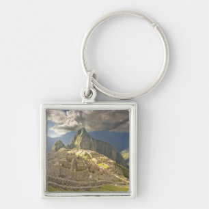 Machu Picchu, ancient ruins, UNESCO world 2 Key Ring