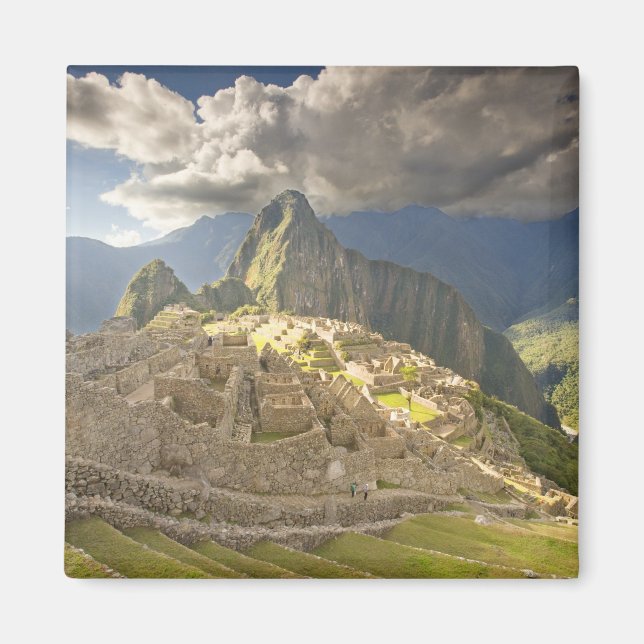Machu Picchu, ancient ruins, UNESCO world 2 Magnet (Front)