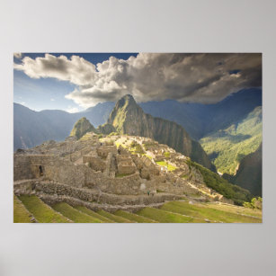 Machu Picchu, ancient ruins, UNESCO world 2 Poster