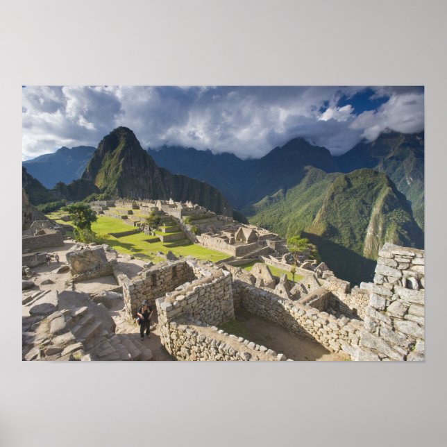 Machu Picchu, ancient ruins, UNESCO world 3 Poster (Front)