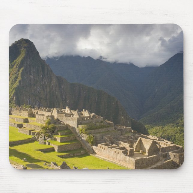 Machu Picchu, ancient ruins, UNESCO world 4 Mouse Pad (Front)
