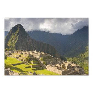 Machu Picchu, ancient ruins, UNESCO world 4 Photo Print