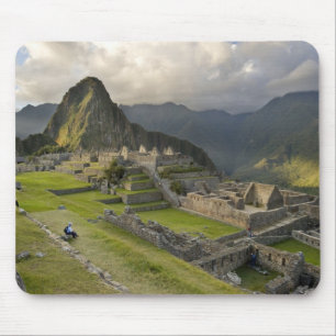 Machu Picchu, ancient ruins, UNESCO world Mouse Pad