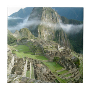machu picchu ceramic tile