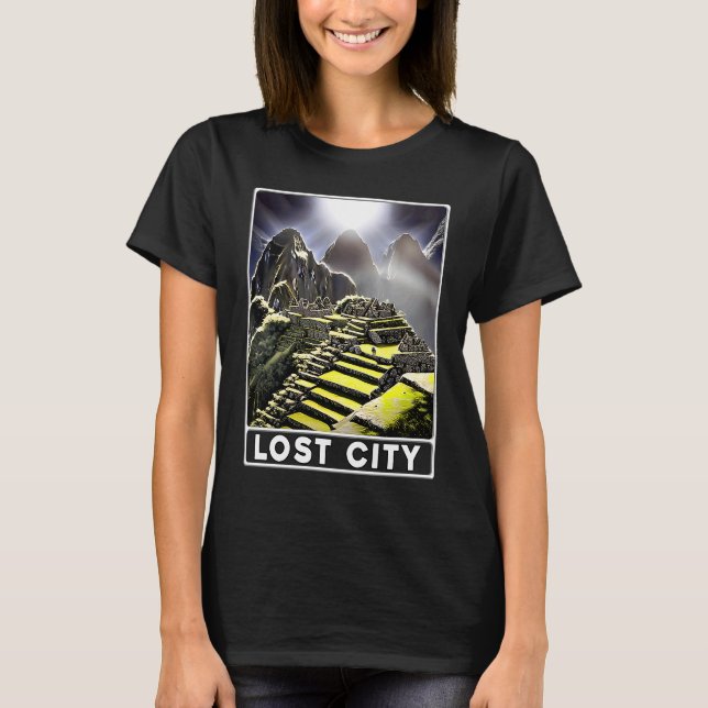 Machu Picchu Cordillera Peru Lost City T-Shirt (Front)