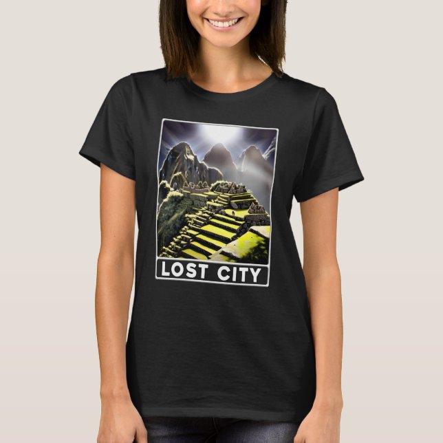 Machu Picchu Cordillera Peru Lost City T-Shirt (Front)