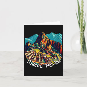 Machu Picchu Cusco Peru Inca Trail Machu Picchu Card