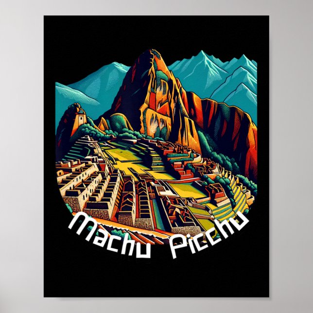 Machu Picchu Cusco Peru Inca Trail Machu Picchu  Poster (Front)