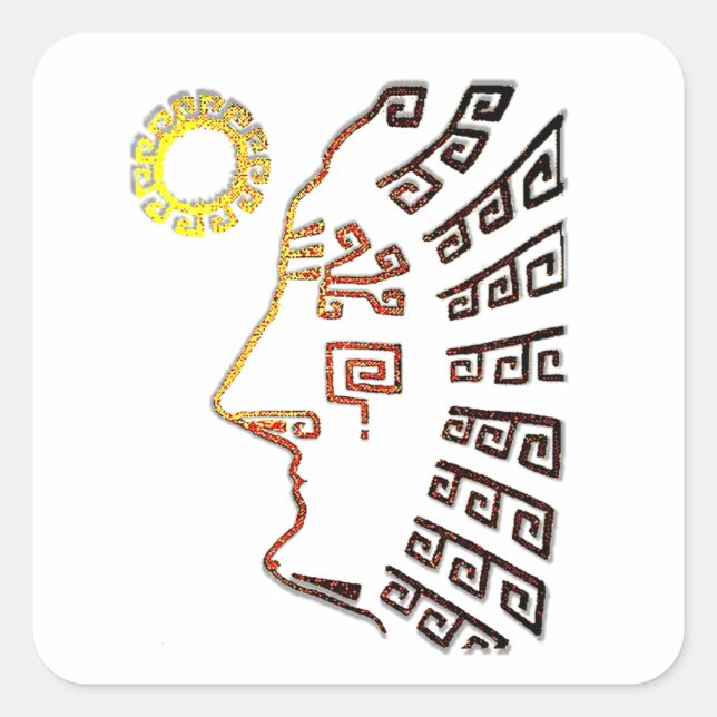 Machu Picchu Cusco Peru Square Sticker (Front)