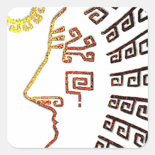 Machu Picchu Cusco Peru Square Sticker