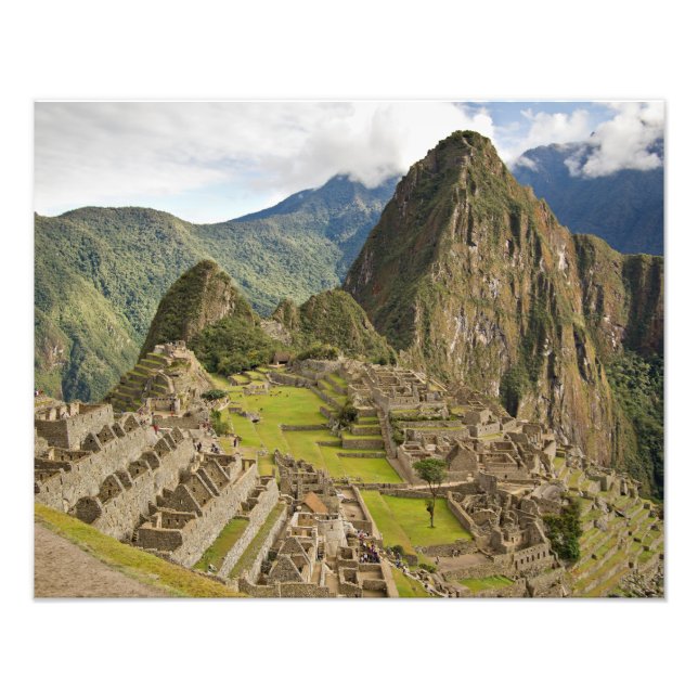 Machu Picchu, inca city in Peru photo print (Front)