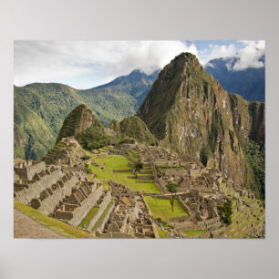Machu Picchu, inca city in Peru poster