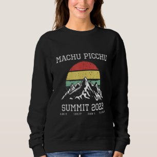 Machu Picchu Inca Trail Summit 2023 Sun Hike Cusco Sweatshirt