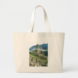 machu picchu large tote bag