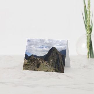 Machu Picchu Notecard