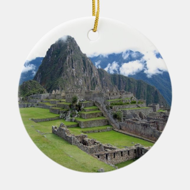 Machu Picchu Ornament (Front)