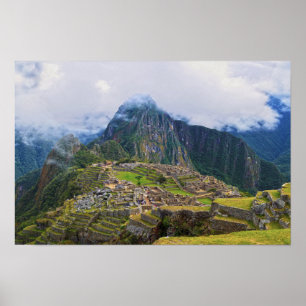 Machu Picchu Overlook, Peru Poster