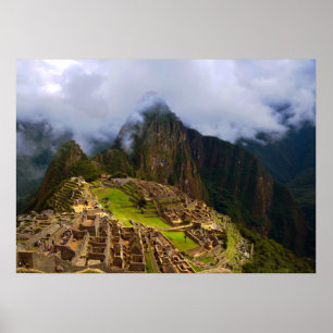 Machu Picchu Overlook, Peru Poster