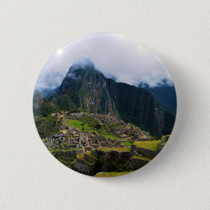 Machu Picchu, Peru 6 Cm Round Badge