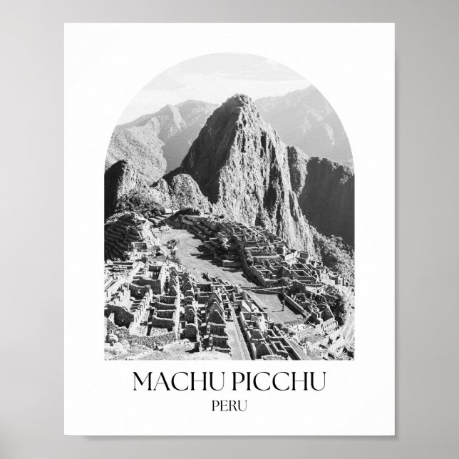Machu Picchu Peru Arch Photo Print (Front)