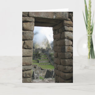 Machu Picchu, Peru Card