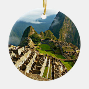 Machu Picchu, Peru Ceramic Ornament
