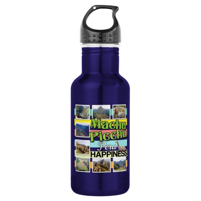 Machu Picchu Peru Happiness 532 Ml Water Bottle (Front)