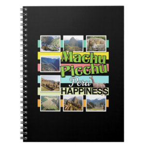 Machu Picchu Peru Happiness Notebook