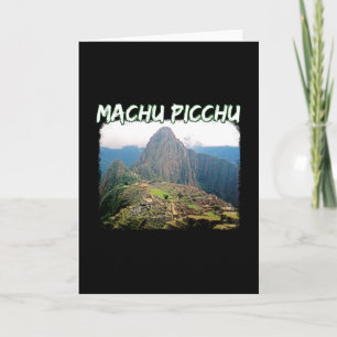 Machu Picchu Peru - Huayna Picchu Mountain Card