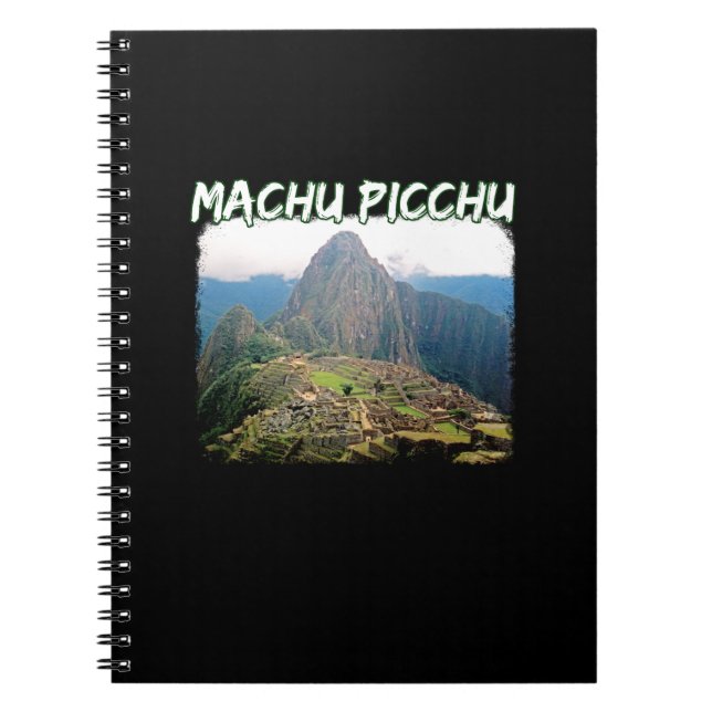 Machu Picchu Peru - Huayna Picchu Mountain Notebook (Front)