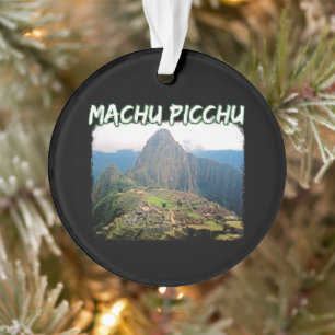 Machu Picchu Peru - Huayna Picchu Mountain Ornament