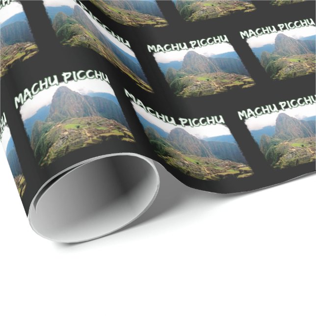 Machu Picchu Peru - Huayna Picchu Mountain Wrapping Paper (Roll Corner)