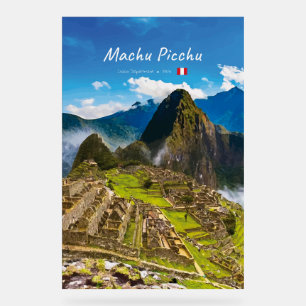 Machu Picchu, Peru - Inca Citadel Ruins Acrylic Sign