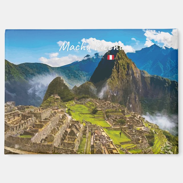 Machu Picchu, Peru - Inca Citadel Ruins Magnet (Front)