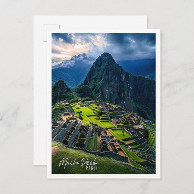 Machu Picchu Peru is the beautiful tourist place Postcard (Front/Back)