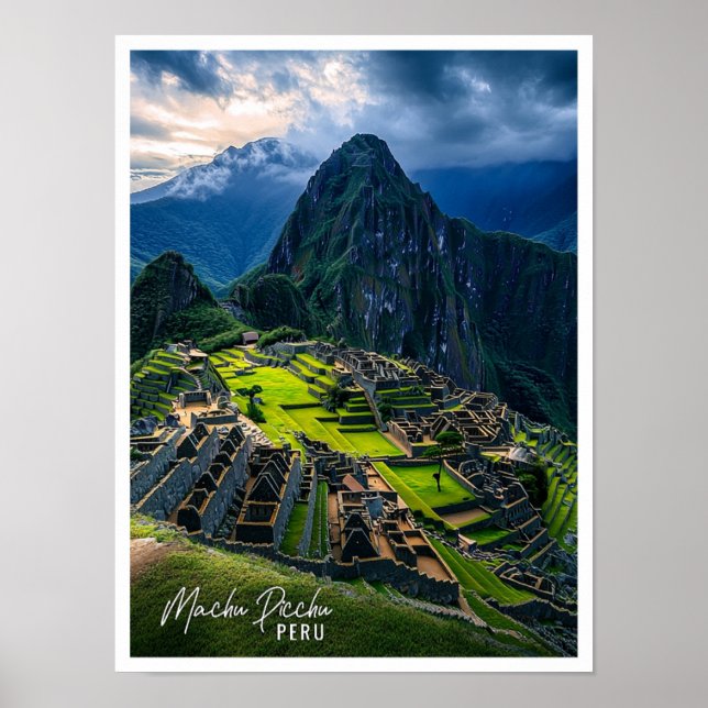 Machu Picchu Peru is the beautiful tourist place Poster (Front)