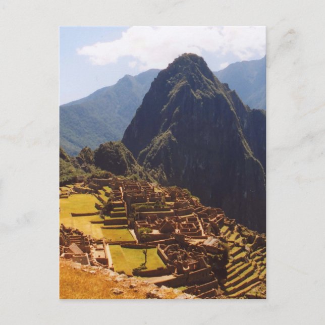 Machu Picchu Peru - Machu Picchu Ruins Sunrise Postcard (Front)