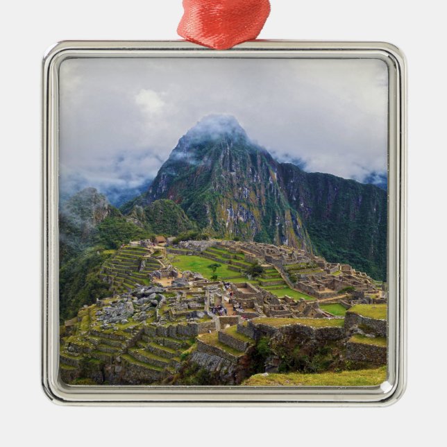 Machu Picchu, Peru Metal Ornament (Front)