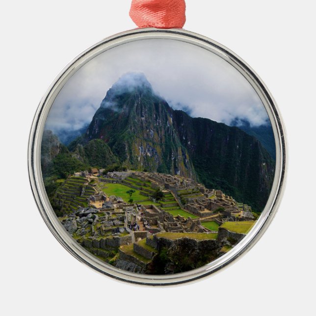 Machu Picchu, Peru Metal Ornament (Front)