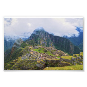 Machu Picchu, Peru, Overlook Photo Print
