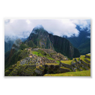 Machu Picchu, Peru, Overlook Photo Print